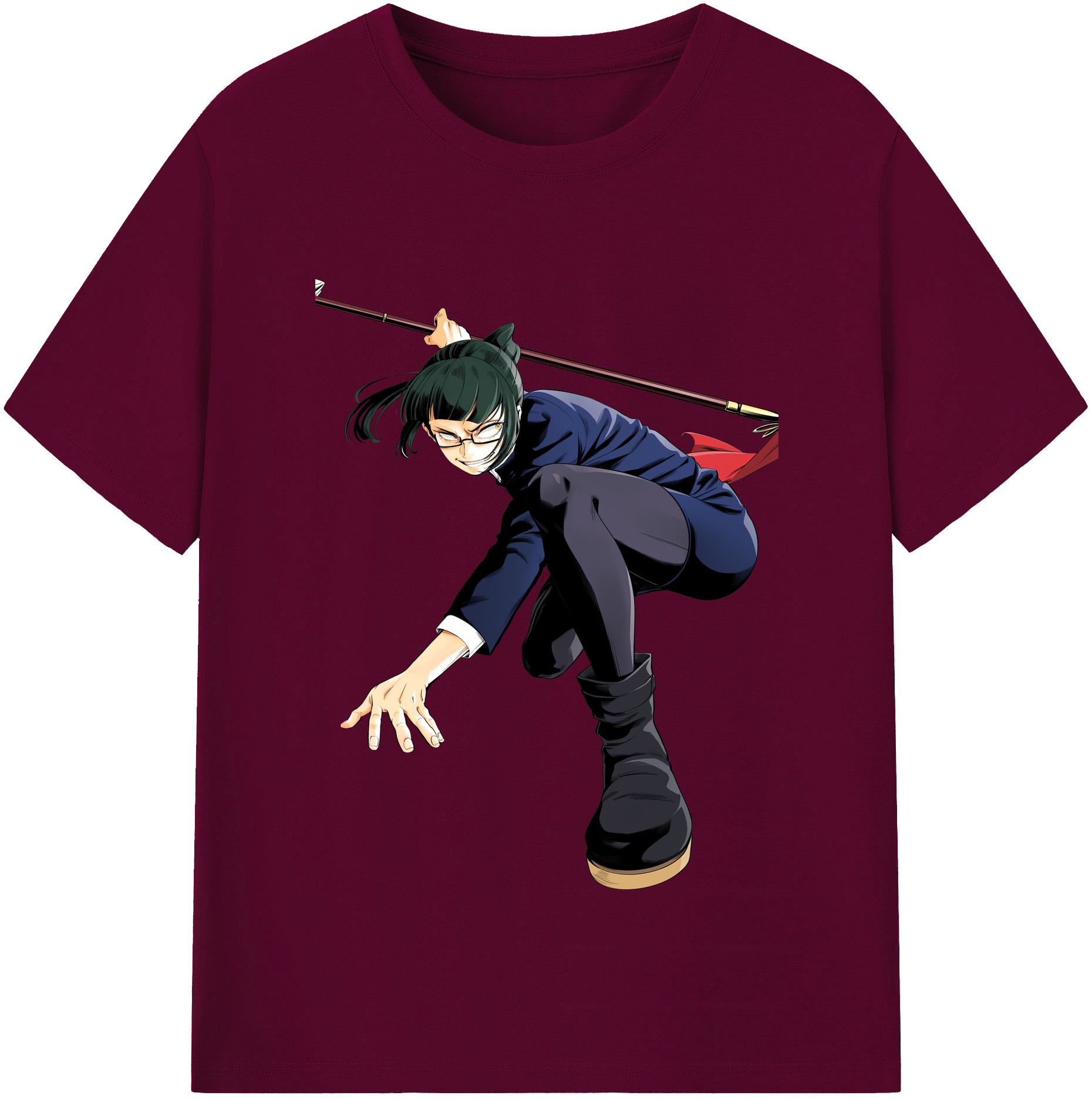 （画像用） 呪術廻戦 Jujutsu Kaisen レディースカジュアルプリントTシャツ（綿100％）